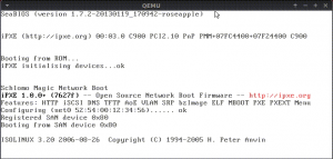 Abbildung 2: Free-Dos lässt sich dank I-PXE über das Internet booten.