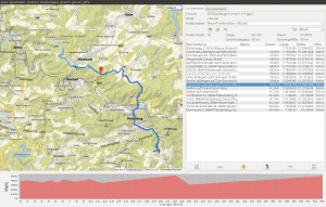 Abbildung 7: Als einziger Testkandidat bietet Route Converter eine Routenplaner-Funktion und nutzt dazu Google Maps. Das Zurechtrücken der Strecke findet daher genauso mit der Maus statt.