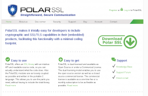 Abbildung 9: Polar SSL: Diese SSL-Library soll schlank, schnell und sicher sein und ist im Rüstungs- und Militärbereich sehr beliebt.