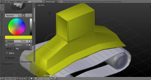 Das HSL-Farbrad in Blender 2.71.