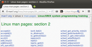 Die Kernel-Manpages bemühen sich, die Syscalls zu dokumentieren. Eine maschinenlesbare Quelltextdatei wäre aber praktischer.