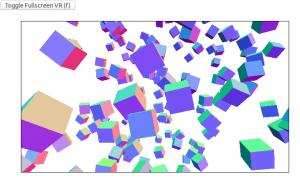 VR-Demo für Firefox mit Three.js.