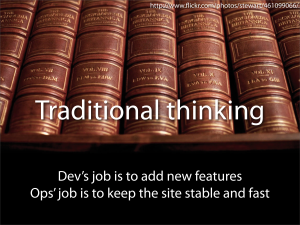 Abbildung 1: Die Devops-Philosophie schafft die traditionellen Grenzen zwischen Entwicklung und Betrieb ab.