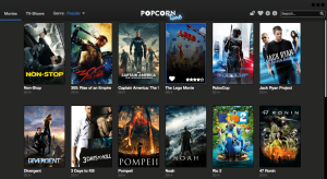Abbildung 1: Schon die Aufmachung von Popcorn Time Beta lässt keinen Zweifel daran, dass es sich um ein rechtlich höchst bedenkliches Projekt handelt.