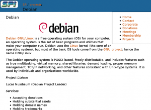 Abbildung 1: SPI ist die Not-for-Profit-Organisation, die Debian in den USA rechtlich vertritt.