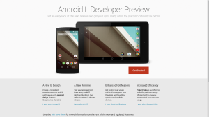 Abbildung 1: Android L wirft mit der Developer Preview seine Schatten voraus.