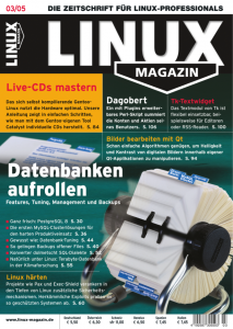 Abbildung 11: Auch die Titel zu Datenbanken reflektieren den vermehrten Einsatz von Linux auf Servern.