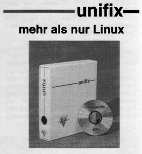 Abbildung 3: Unifix peilt als Zielgruppe offenbar Unix-Nutzer an, kann sich aber am Markt langfristig nicht behaupten.