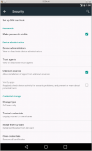 Abbildung 4: Deutlich erweitert präsentieren sich die sicherheitsrelevanten Einstellungen von Android L.
