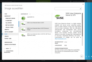 Abbildung 7: Microsoft Azure listet einige Linux-Images im Katalog. Die Beschreibungen und Kurzerklärungen sind informativ und helfen bei der Auswahl des richtigen Systems.