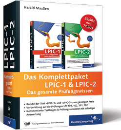 1x Harald Maaßen, "Das Komplettpaket LPIC-1 & LPIC-2" (Galileo Computing) (1x)