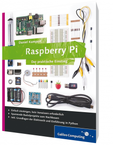 1x Daniel Kampert, "Raspberry Pi – Der praktische Einstieg" (Galileo Computing)