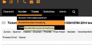 Die Menüs von OTRS 4 sehen zeitgemäßer aus.