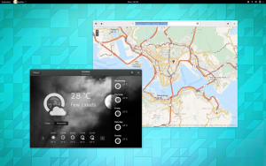 Gnome 3.14 bringt eine hübsche Wetter-App mit und integriert einen Routenplaner in Maps.