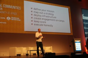 Jono Bacon und sein Community-Howto auf der Linuxcon Europe 2014.