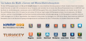 Alle wichtigen Linux-Distributionen, dazu Windows und jede Menge Images mit freien Software-Anwendungen: Kamp DHP verspricht viel.