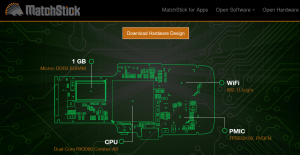 Auch die Informationen zur Hardware des Matchstick liegen offen.