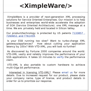Abbildung 4: Ximplewares XML-Utility unterliegt der GPLv2.