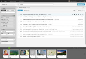 Im "Ingest"-Bereich sammelt Superdesk eingehende Nachrichtenfeeds (Quelle: Sourcefabric, CC-BY-4.0).