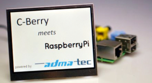 Abbildung 2: Das C-Berry-Display ist zwar sparsam in Sachen Stromverbrauch, bietet allerdings auch nur eine geringe Auflösung.