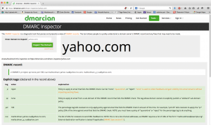 Abbildung 1: In Sachen Spam versteht Yahoo keinen Spaß. Wer an DKIM und SPF scheitert, muss draußen bleiben.