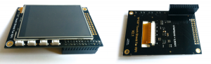 Abbildung 1: Der Mini-Bildschirm kommt gebrauchsfertig – zumindest die Hardware-Seite. Die umfangreiche Anpassung des Betriebssystems erläutert dieser Artikel.