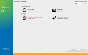 Abbildung 2: Deutlich verbessert und klarer präsentiert sich der Installer Anaconda. Für Linux-Einsteiger ist aber auch diese Ausgabe immer noch nicht geeignet.