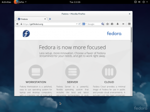Abbildung 2: Fedora 21 kommt in der Workstation-Variante für 64-Bit-Systeme als ISO-Image.