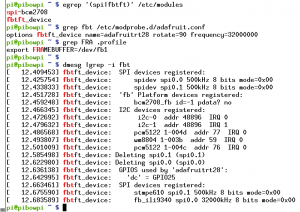 Abbildung 2: Entsprechend konfiguriert landet die Ausgabe des X-Servers automatisch auf dem Mini-Bildschirm des Raspberry Pi.