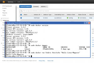 Abbildung 5: Fedoras Atomic Cloud Image lässt sich unter anderem in Amazons EC2 einsetzen.