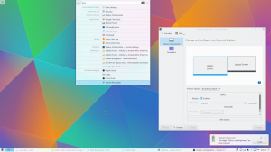 Plasma 5.2: Kscreen, K-Runner und die Undo-Funktion in Aktion (Quelle: www.kde.org)