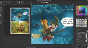 Krita zeigt nun bei Bedarf auch mehrere Bilder an. (Quelle: krita.org)