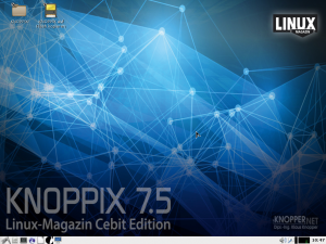Abbildung 1: Knoppix 7.5 gibt es ausschließlich auf der aktuellen Heft-DVD.