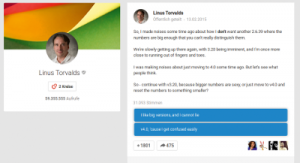 Abbildung 1: Über eine Umfrage bei Google Plus holte Torvalds ein Stimmungsbild in der Linux-Community ein.