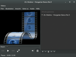 Abbildung 4: MP3 beherrscht SLED ab Werk; generell funktioniert Multimedia sehr gut, was zum Teil auch an …