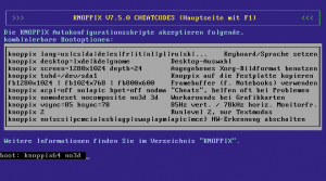 Abbildung 8: Die Boot-Hilfe, hier abgerufen mit <custom name="key" srcset=