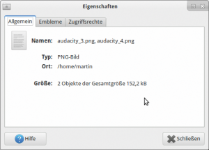 Abbildung 6: Im neuen Xfce lassen sich nun mehrere Dateien auf einmal editieren.