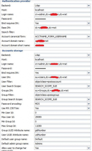 Abbildung 4: Die LDAP-Konfiguration kann in Tine 2.0 über das Admin-GUI erledigt werden.