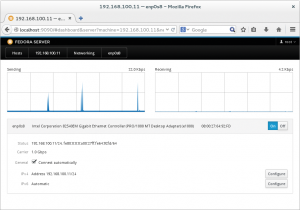 Abbildung 5: Über den Button »Configure« (hier unter dem älteren Cockpit 0.27) richtet der Admin DNS-Server und Routing ein.