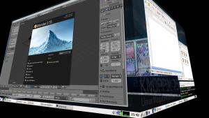 Abbildung 1: Knoppix ist ein kompletter 3-D-Desktop mit allen Schikanen, doch die Rescue-Möglichkeiten des Systems sind auch nicht zu unterschätzen.