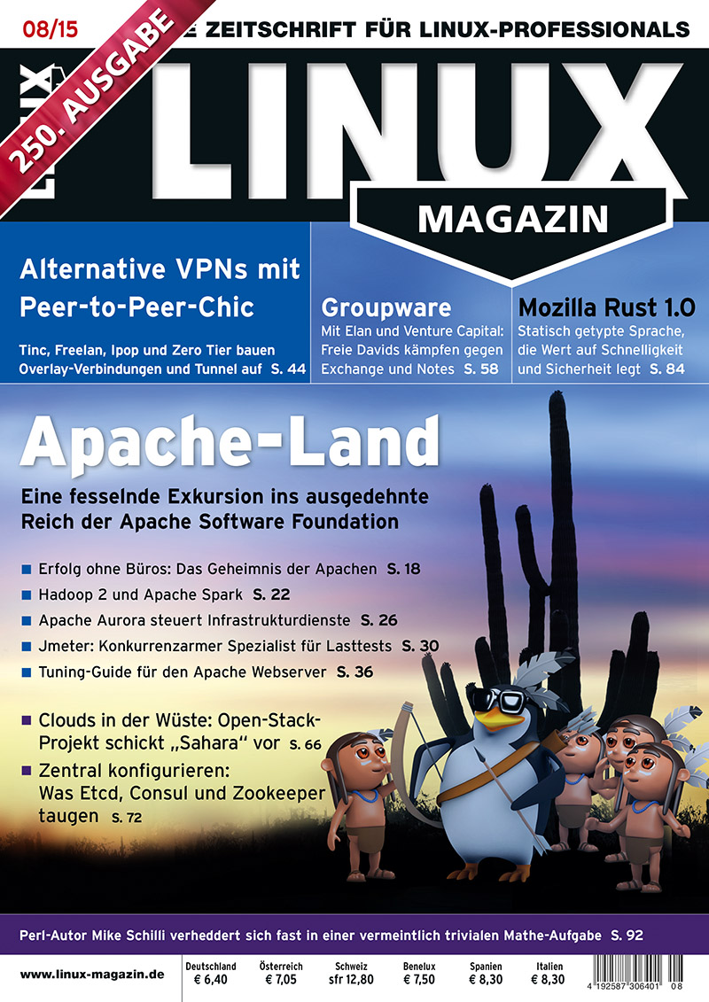 Heftcover Ausgabe 08/2015