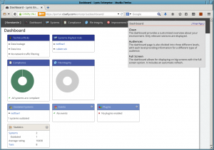 Abbildung 1: Das Enterprise-Dashboard von Lynis zeigt eine Übersicht der verwalteten Systeme.