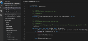 Abbildung 2: Aufwändige Features wie Refactoring und Code-Analyse gibt es nur für Microsoft-eigene Sprachen sowie für Webtechnologien.
