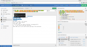 Abbildung 2: Regular Expressions 101 besticht mit ansprechendem Design.