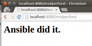Abbildung 3: In der Vagrant-VM läuft dank Ansible »mod_perl2« auf einem Apache-2-Server mit dem Testskript aus <a href="#article_l5" class="listing" srcset=