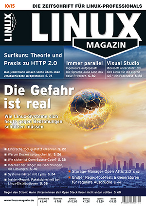 Heftcover Ausgabe 10/2015