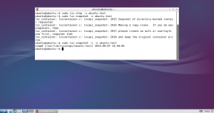 Abbildung 7: Platzsparende Snapshots lassen sich mit Overlay-FS anfertigen.