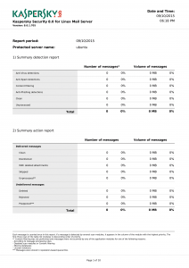 Abbildung 7: Kaspersky generiert auf Wunsch ausführliche Statistiken über den Scanvorgang.