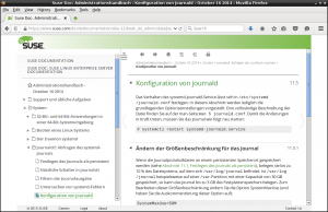 Abbildung 1: Die offizielle Suse-Dokumentation im Webhelp-Format entsteht mit Hilfe der hauseigenen Docbook Authoring and Publishing Suite (Daps).