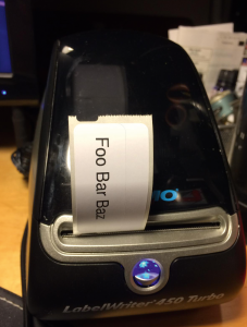Abbildung 3: Der Etikettendrucker Labelwriter 450 Turbo der Firma Dymo druckt auch unter Linux.